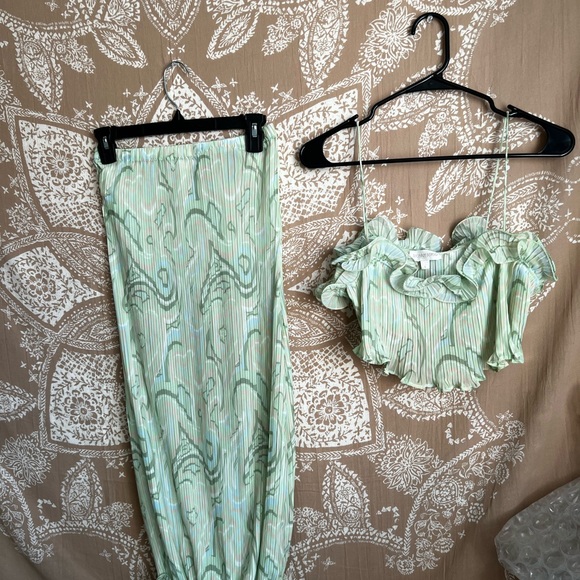 Ronny Kobo Sanabelle Top & Noro Skirt in Sage Multi - Picture 5 of 9